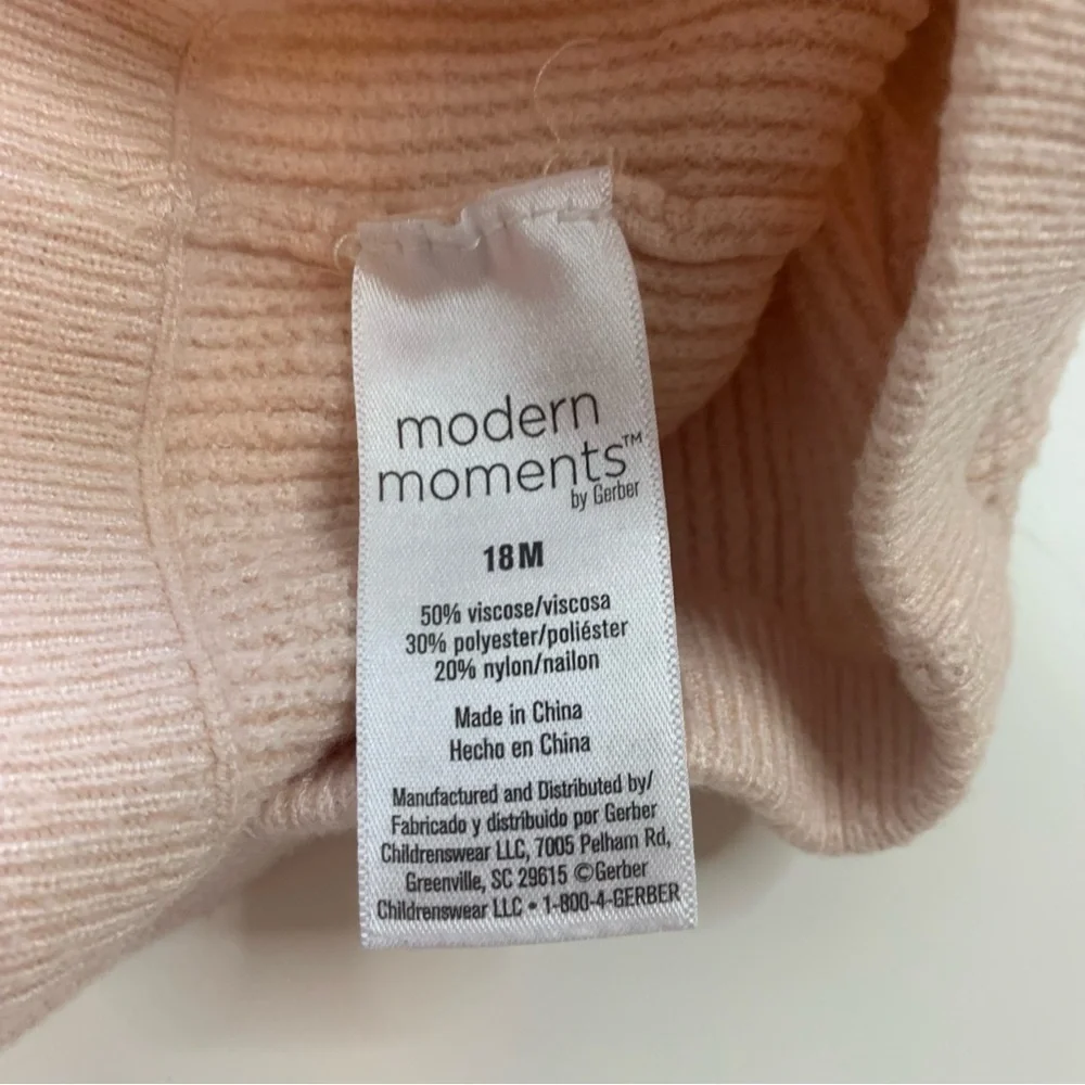 Gerber Modern Moments Soft Pink Buttoned Outfit